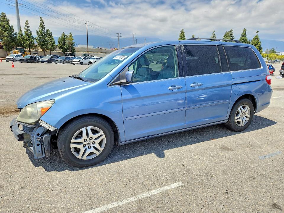 2007 Honda Odyssey მანქანა იყიდება აუქციონზე, vin: 5FNRL38747B037596, აუქციონის ნომერი: 55030276