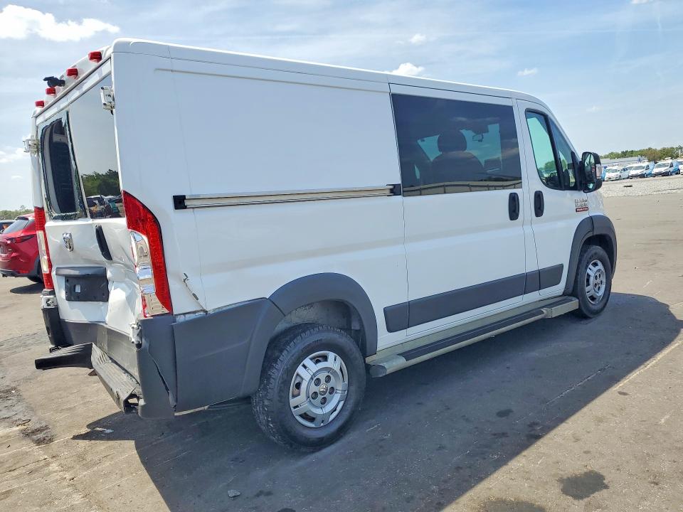 52674786 :رقم المزاد ، 3C6TRVAG4HE525133 vin ، 2017 Ram Promaster 1500 مزاد بيع