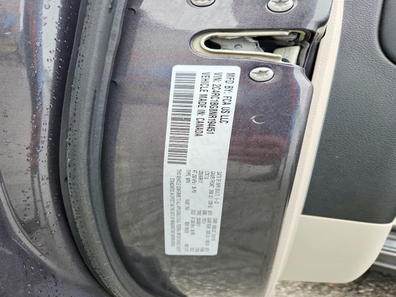 Продаж на аукціоні авто 2022 Chrysler Pacifica, vin: 2C4RC1BG8NR194451, номер лоту: 55150376
