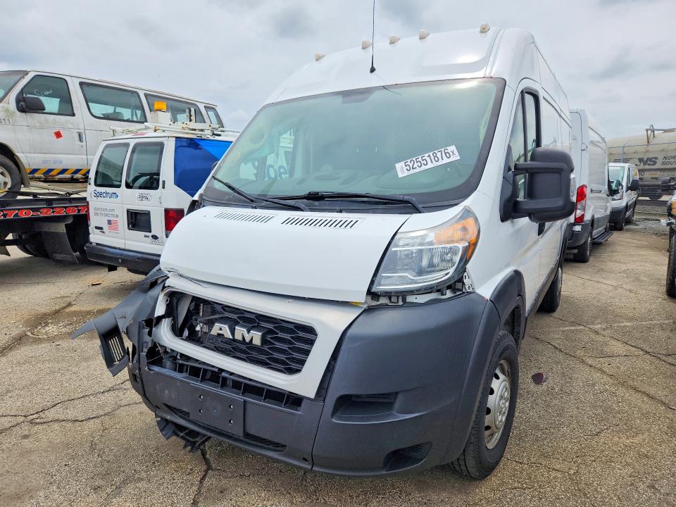 Продажа на аукционе авто 2020 Ram Promaster 2500, vin: 3C6TRVCG2LE131071, номер лота: 52551876