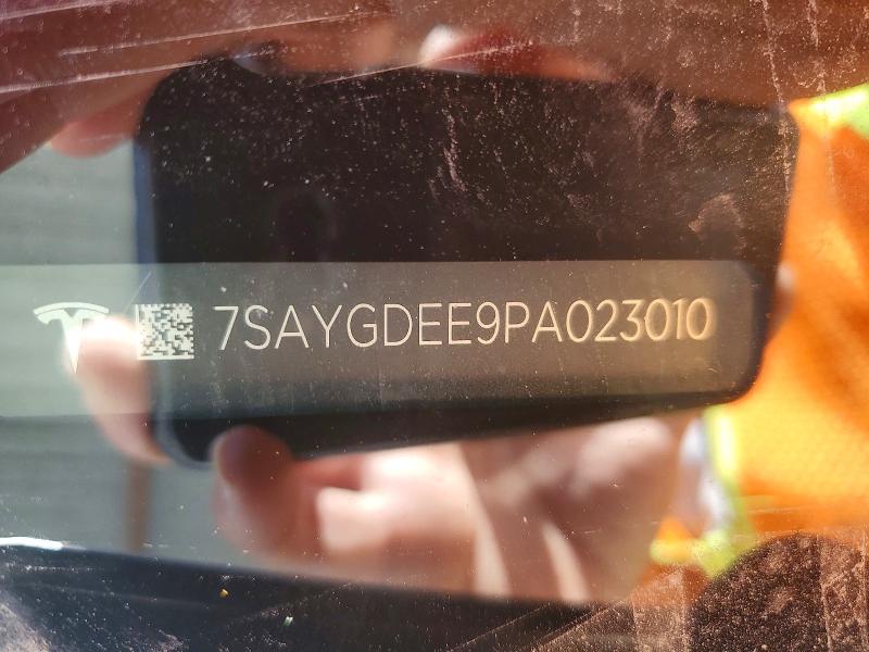55400626 :رقم المزاد ، 7SAYGDEE9PA023010 vin ، 2023 Tesla Model Y مزاد بيع