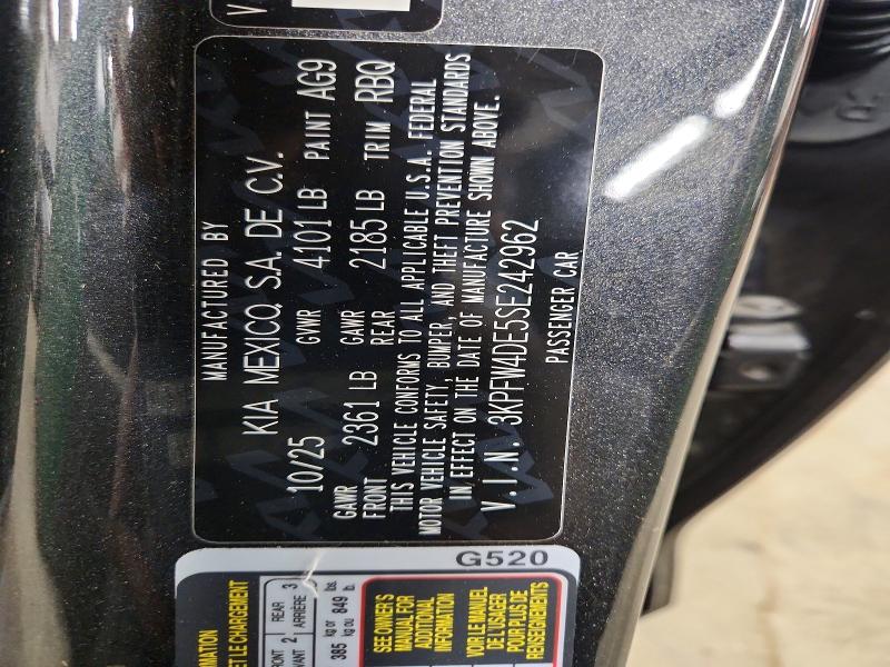 Продажа на аукционе авто 2025 Kia K4, vin: 3KPFW4DE5SE242962, номер лота: 53792336