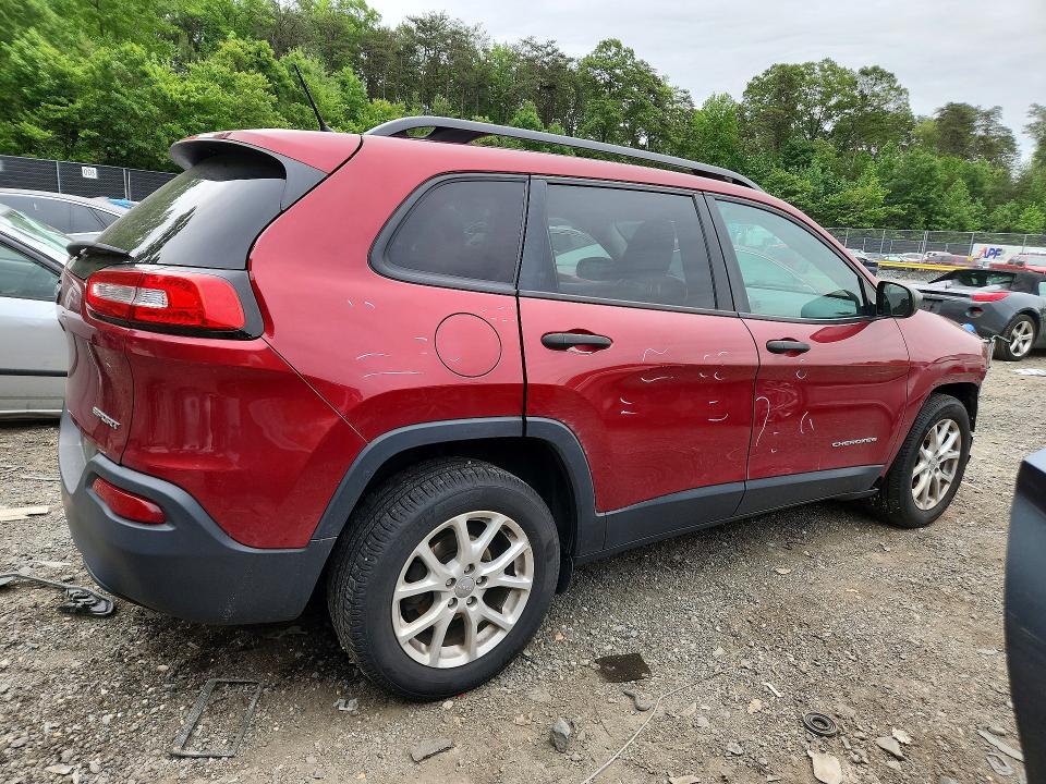 Продажа на аукционе авто 2016 Jeep Cherokee, vin: 1C4PJLAB3GW239692, номер лота: 54060156