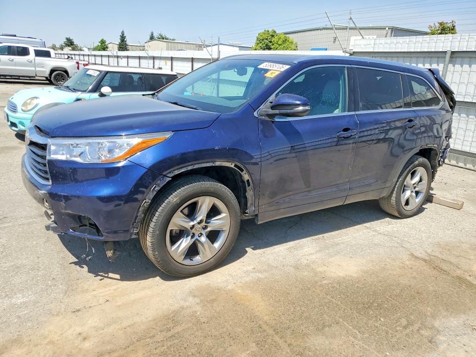 53985106 :رقم المزاد ، 5TDDKRFH6ES058860 vin ، 2014 Toyota Highlander مزاد بيع