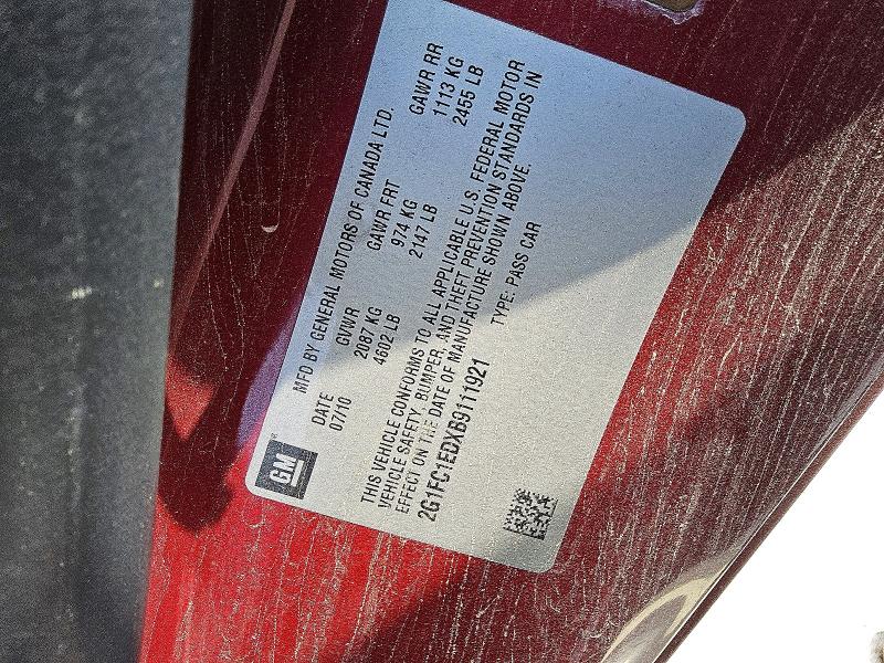 Продажа на аукционе авто 2011 Chevrolet Camaro, vin: 2G1FC1EDXB9111921, номер лота: 51529696