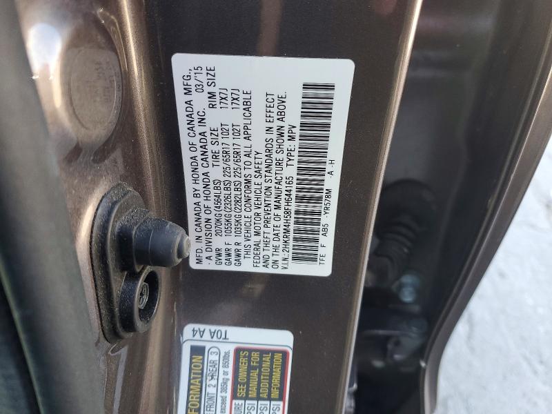 Aukcja sprzedaży 2015 Honda Cr-v, vin: 2HKRM4H58FH644165, numer aukcji: 51507116
