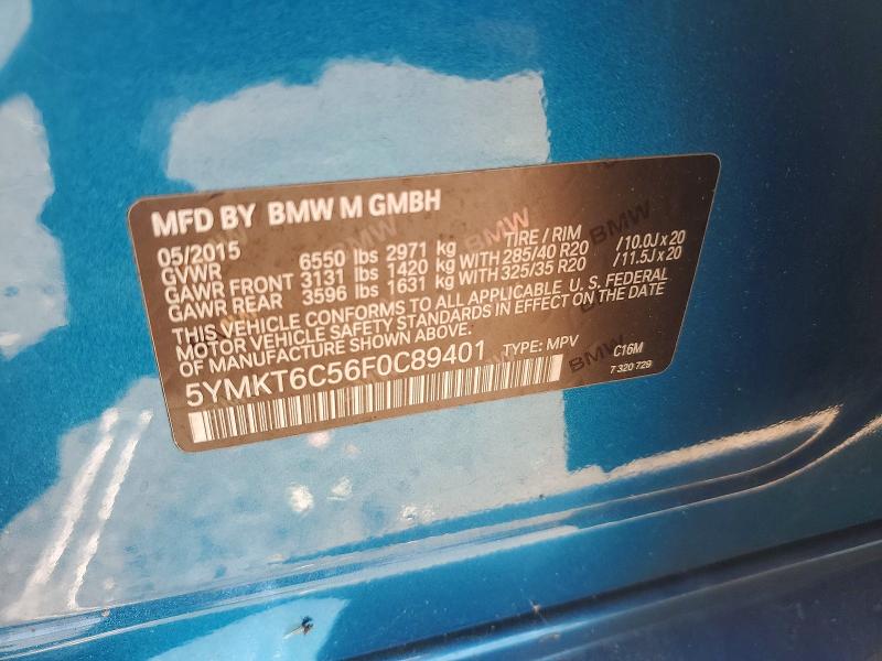 Aukcja sprzedaży 2015 Bmw X5, vin: 5YMKT6C56F0C89401, numer aukcji: 54190876