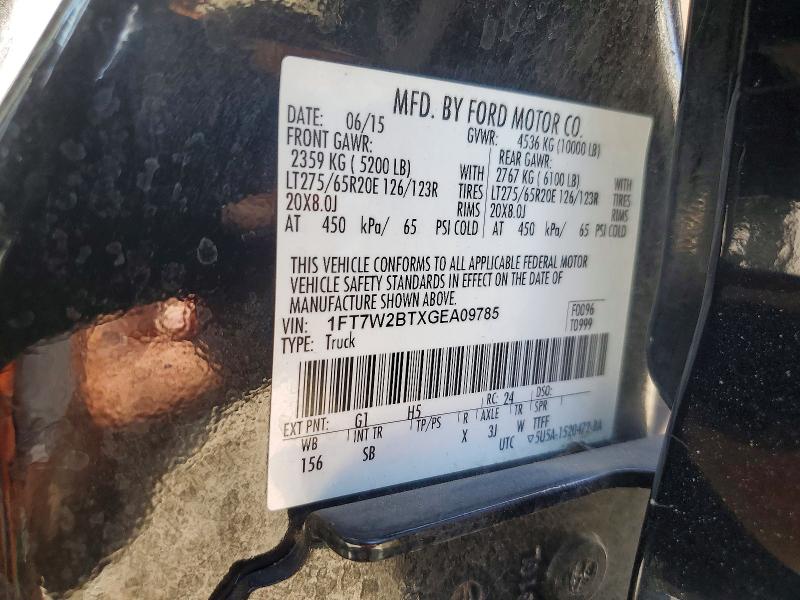 Aukcja sprzedaży 2016 Ford F250, vin: 1FT7W2BTXGEA09785, numer aukcji: 52653366