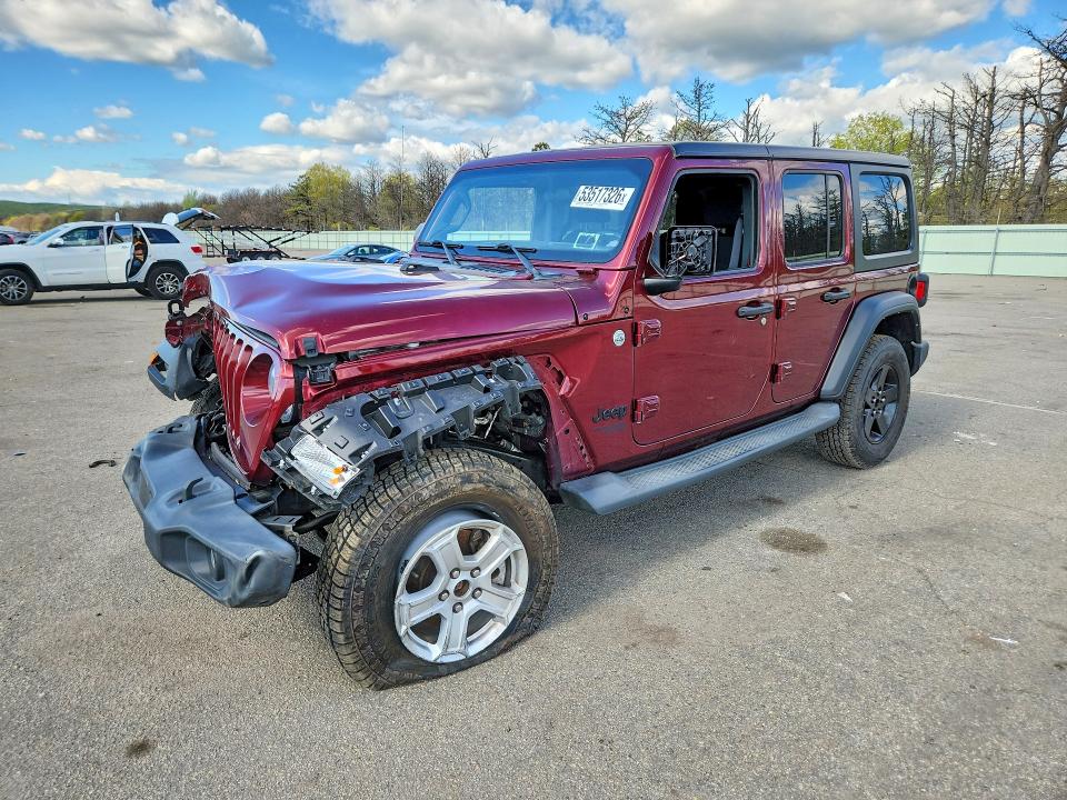 53517326 :رقم المزاد ، 1C4HJXDN1MW811825 vin ، 2021 Jeep Wrangler Unlimited مزاد بيع