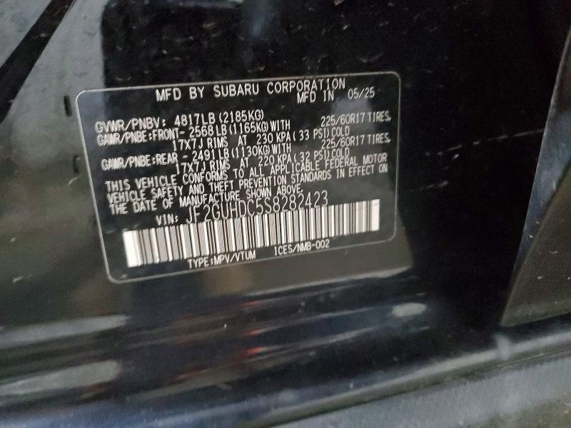 Продажа на аукционе авто 2025 Subaru Crosstrek, vin: JF2GUHDC5S8282423, номер лота: 54110606