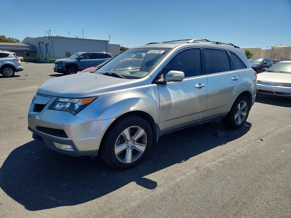 54342786 :رقم المزاد ، 2HNYD2H21CH511624 vin ، 2012 Acura Mdx مزاد بيع