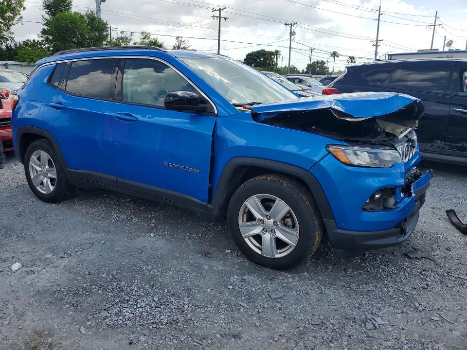 2022 Jeep Compass მანქანა იყიდება აუქციონზე, vin: 3C4NJCBB1NT112724, აუქციონის ნომერი: 55139586
