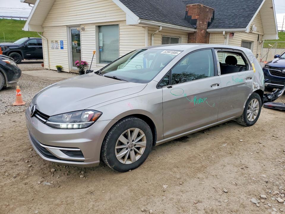 2019 Volkswagen Golf მანქანა იყიდება აუქციონზე, vin: 3VWG57AU9KM021291, აუქციონის ნომერი: 52041806