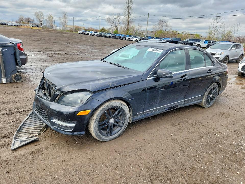 2012 Mercedes-benz C მანქანა იყიდება აუქციონზე, vin: WDDGF8FBXCA741295, აუქციონის ნომერი: 53867646