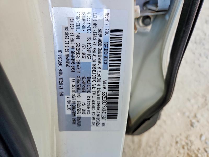 Aukcja sprzedaży 2018 Mazda Cx-9, vin: JM3TCBDY9J0206233, numer aukcji: 52215556