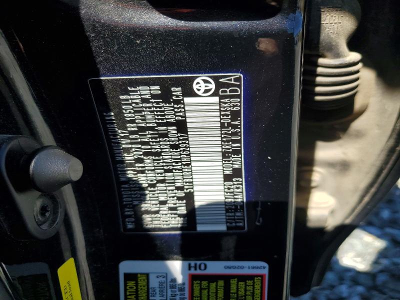2017 Toyota Corolla მანქანა იყიდება აუქციონზე, vin: 5YFBURHE1HP629317, აუქციონის ნომერი: 53094666