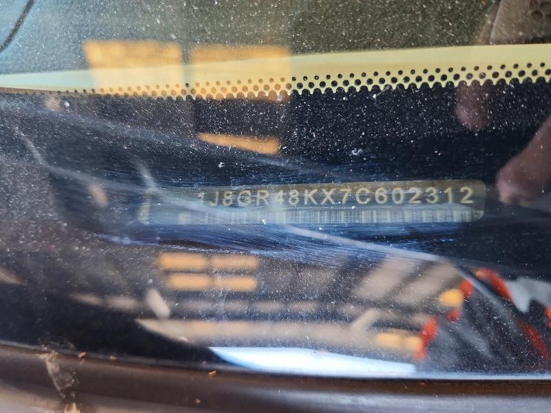 Продажа на аукционе авто 2007 Jeep Grand Cherokee, vin: 1J8GR48KX7C602312, номер лота: 53833756