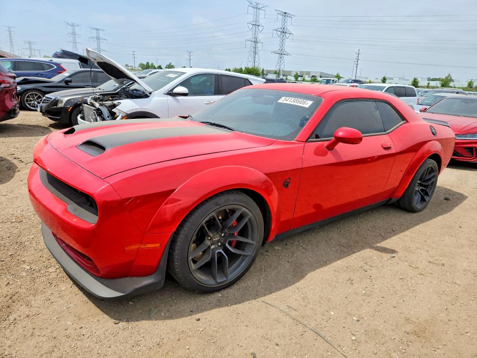 54138606 :رقم المزاد ، 2C3CDZL98KH581380 vin ، 2019 Dodge Challenger مزاد بيع
