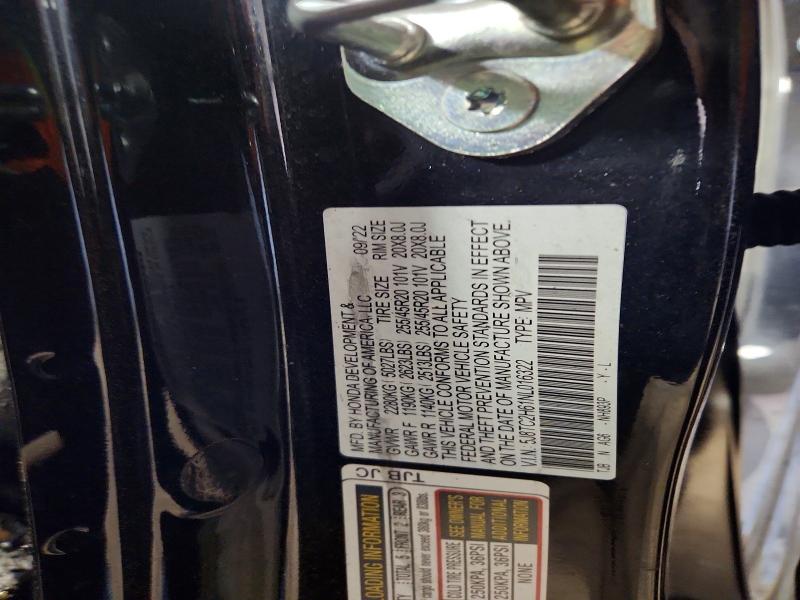 51818976 :رقم المزاد ، 5J8TC2H61NL016322 vin ، 2022 Acura Rdx مزاد بيع