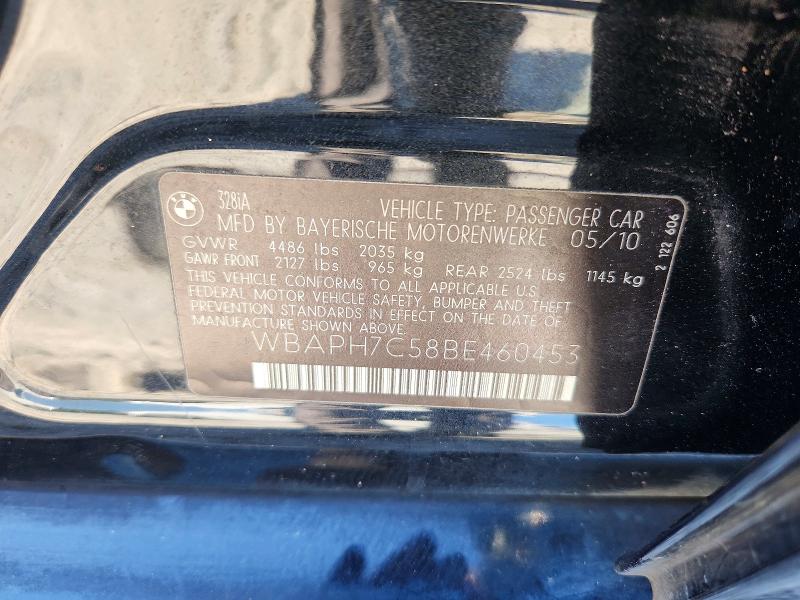 Продажа на аукционе авто 2011 Bmw 328, vin: WBAPH7C58BE460453, номер лота: 52153756