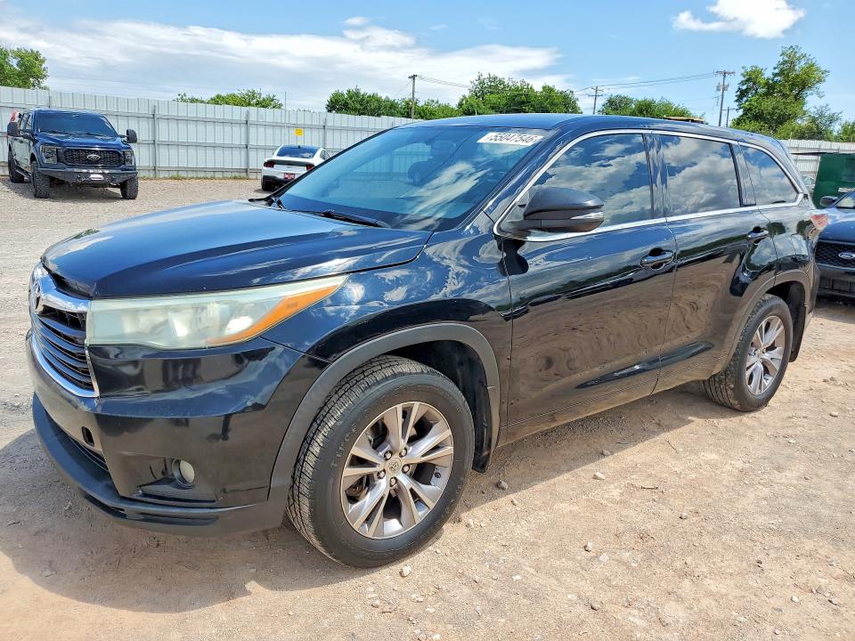 55047546 :رقم المزاد ، 5TDZKRFH9FS056270 vin ، 2015 Toyota Highlander مزاد بيع
