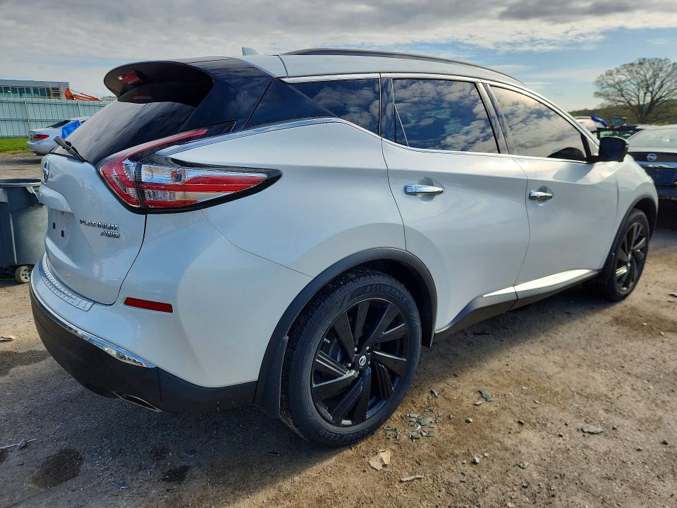 2017 Nissan Murano მანქანა იყიდება აუქციონზე, vin: 5N1AZ2MH1HN135505, აუქციონის ნომერი: 51759516
