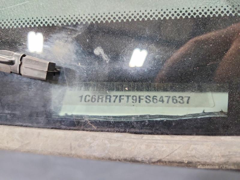 52506846 :رقم المزاد ، 1C6RR7FT9FS647637 vin ، 2015 Ram 1500 مزاد بيع