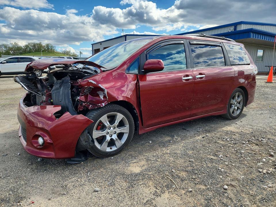 53404976 :رقم المزاد ، 5TDXK3DC4ES434649 vin ، 2014 Toyota Sienna مزاد بيع