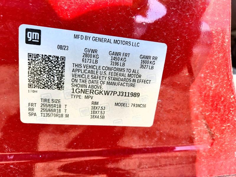 2023 Chevrolet Traverse მანქანა იყიდება აუქციონზე, vin: 1GNERGKW7PJ311989, აუქციონის ნომერი: 52329466