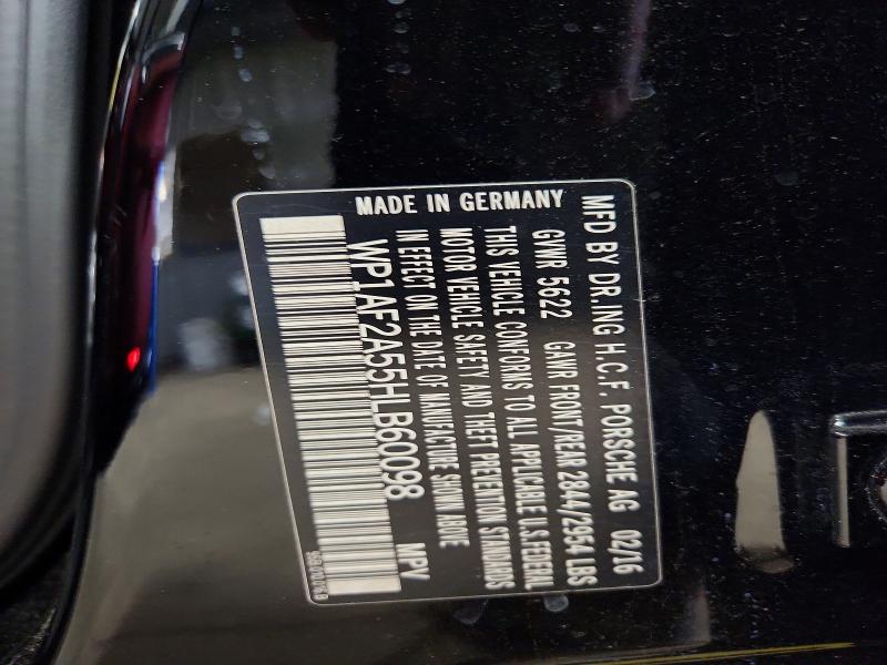 Продаж на аукціоні авто 2017 Porsche Macan, vin: WP1AF2A55HLB60098, номер лоту: 52821286