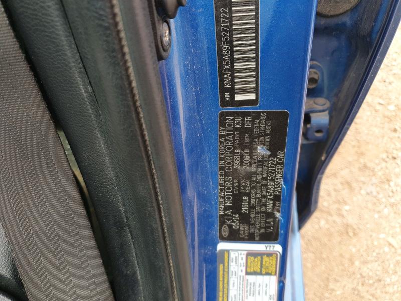 55094416 :رقم المزاد ، KNAFX5A89F5271722 vin ، 2015 Kia Forte مزاد بيع