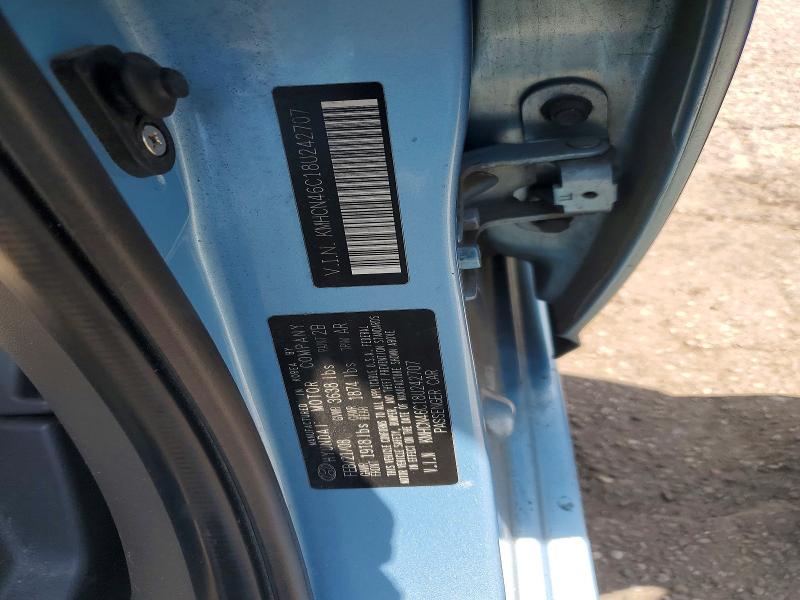 2008 Hyundai Accent მანქანა იყიდება აუქციონზე, vin: KMHCN46C18U242707, აუქციონის ნომერი: 54017566