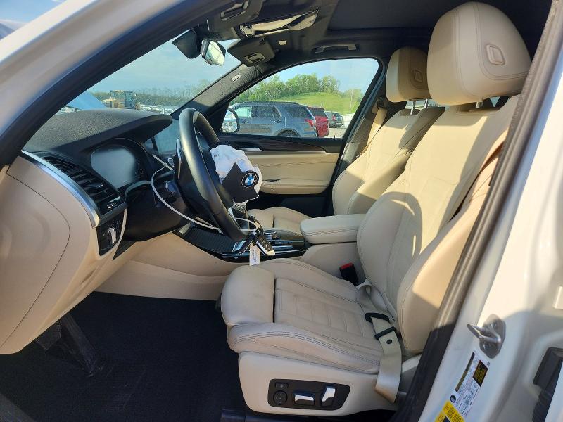 53892686 :رقم المزاد ، 5UXTS1C06M9G72429 vin ، 2021 Bmw X3 مزاد بيع