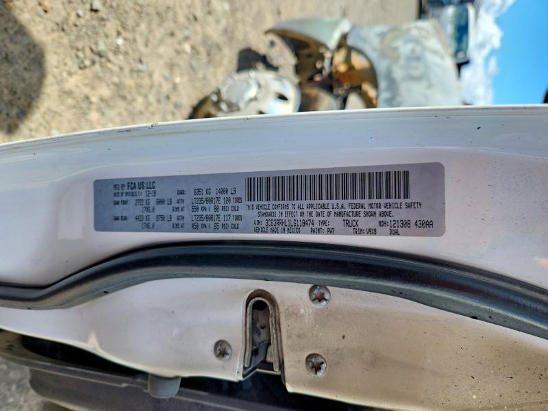 54832456 :رقم المزاد ، 3C63RRHL1LG118474 vin ، 2020 Ram 3500 مزاد بيع