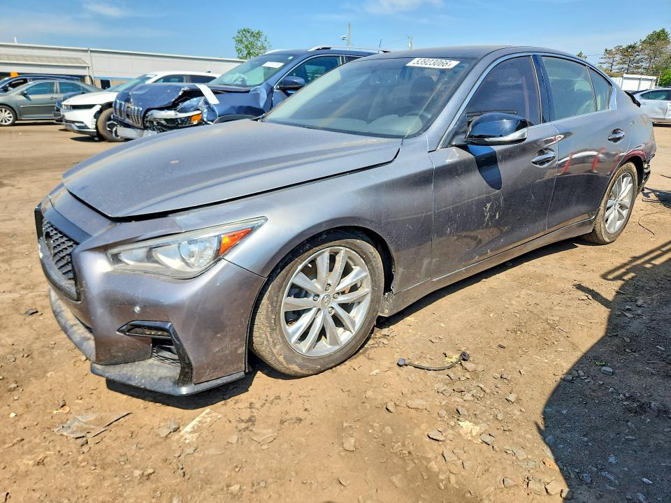 2018 Infiniti Q50 მანქანა იყიდება აუქციონზე, vin: JN1EV7AR3JM445777, აუქციონის ნომერი: 53923066