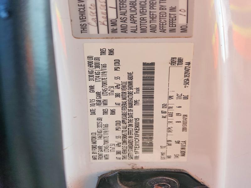 Продажа на аукционе авто 2015 Ford F150, vin: 1FTEX1CFXFKE90015, номер лота: 53948246