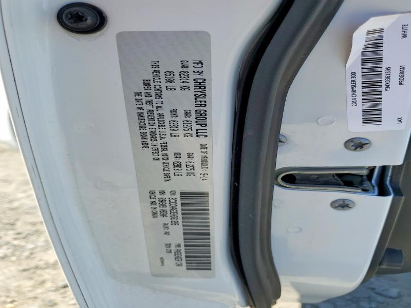 2014 Chrysler 300 მანქანა იყიდება აუქციონზე, vin: 2C3CCAAG3EH361395, აუქციონის ნომერი: 54207236