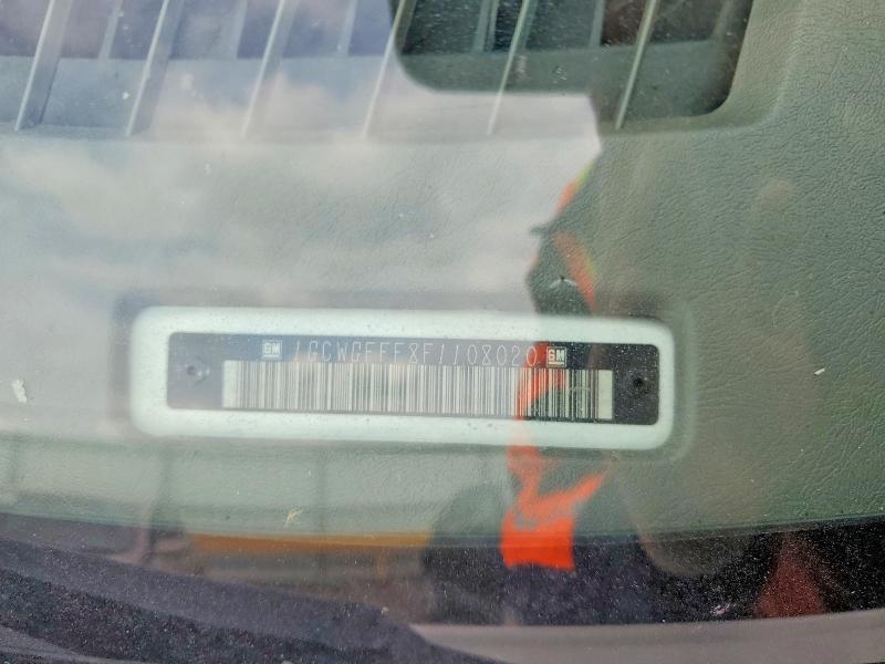 Aukcja sprzedaży 2015 Chevrolet Express G2500, vin: 1GCWGFFF8F1108020, numer aukcji: 52564216