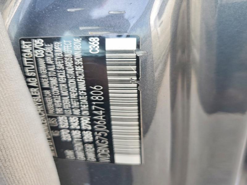 Aukcja sprzedaży 2006 Mercedes-benz S, vin: WDBNG75J06A471806, numer aukcji: 53636976