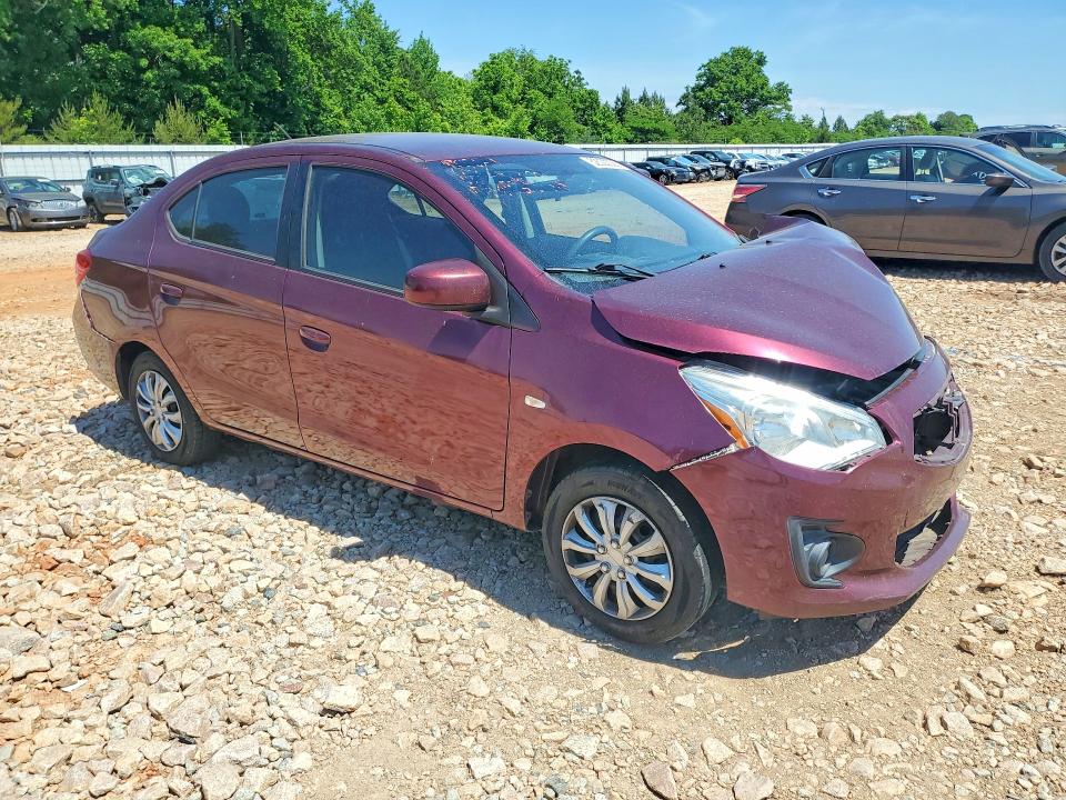2017 Mitsubishi Mirage მანქანა იყიდება აუქციონზე, vin: ML32F3FJ7HH000280, აუქციონის ნომერი: 52022036