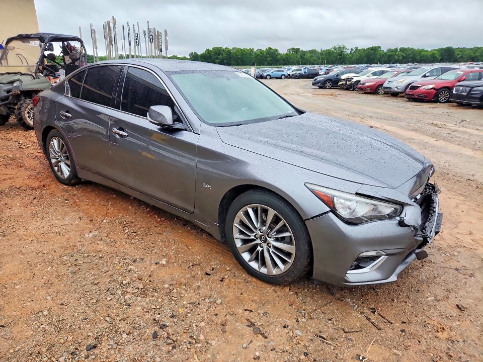 2018 Infiniti Q50 მანქანა იყიდება აუქციონზე, vin: JN1EV7AR8JM433379, აუქციონის ნომერი: 52273286