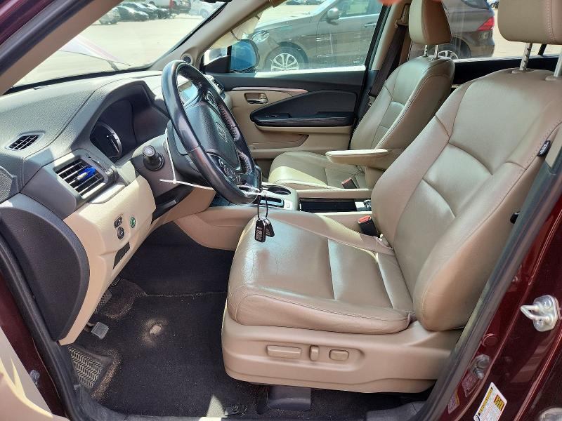 2016 Honda Pilot მანქანა იყიდება აუქციონზე, vin: 5FNYF5H5XGB056277, აუქციონის ნომერი: 54881046