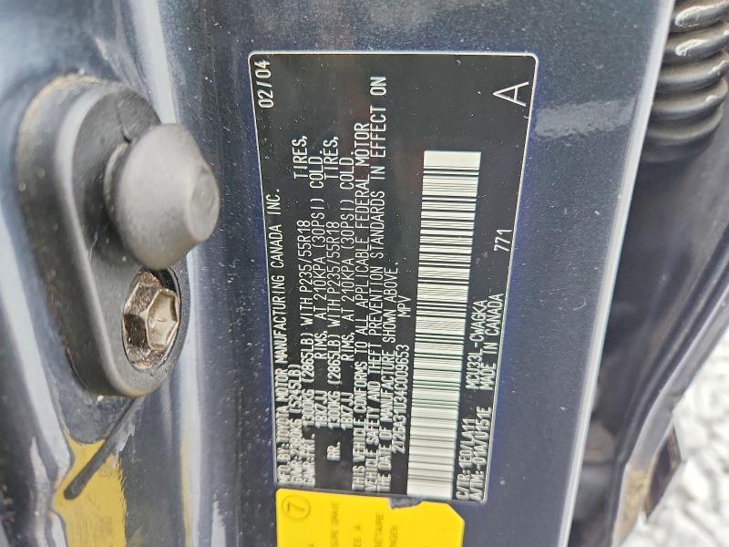 55377156 :رقم المزاد ، 2T2GA31U34C009653 vin ، 2004 Lexus Rx مزاد بيع