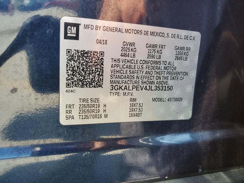 Продажа на аукционе авто 2018 Gmc Terrain, vin: 3GKALPEV4JL353150, номер лота: 53232746