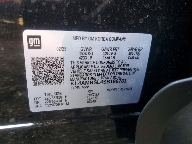 Продаж на аукціоні авто 2025 Buick Encore Gx, vin: KL4AMBSL4SB196781, номер лоту: 53437376
