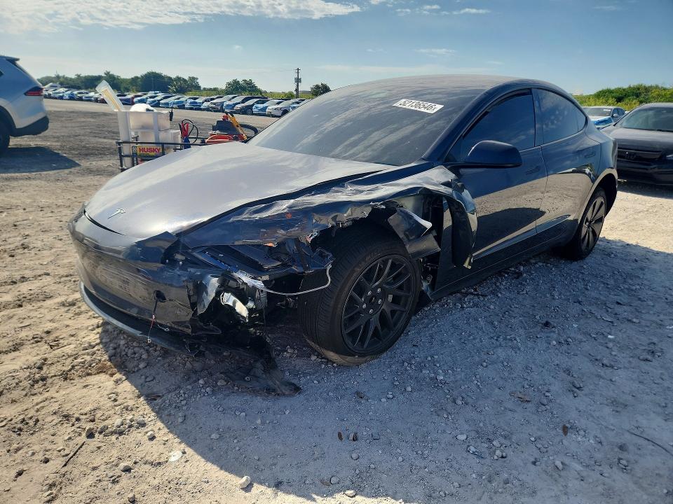 2026 Tesla Model 3 მანქანა იყიდება აუქციონზე, vin: 5YJ3E1EA5TF160208, აუქციონის ნომერი: 52136546