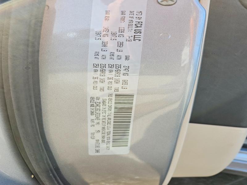 Продажа на аукционе авто 2018 Chrysler Pacifica, vin: 2C4RC1BG1JR333409, номер лота: 52568156