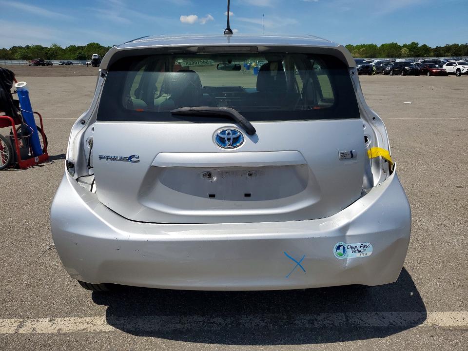 2014 Toyota Prius C მანქანა იყიდება აუქციონზე, vin: JTDKDTB36E1067581, აუქციონის ნომერი: 54410626