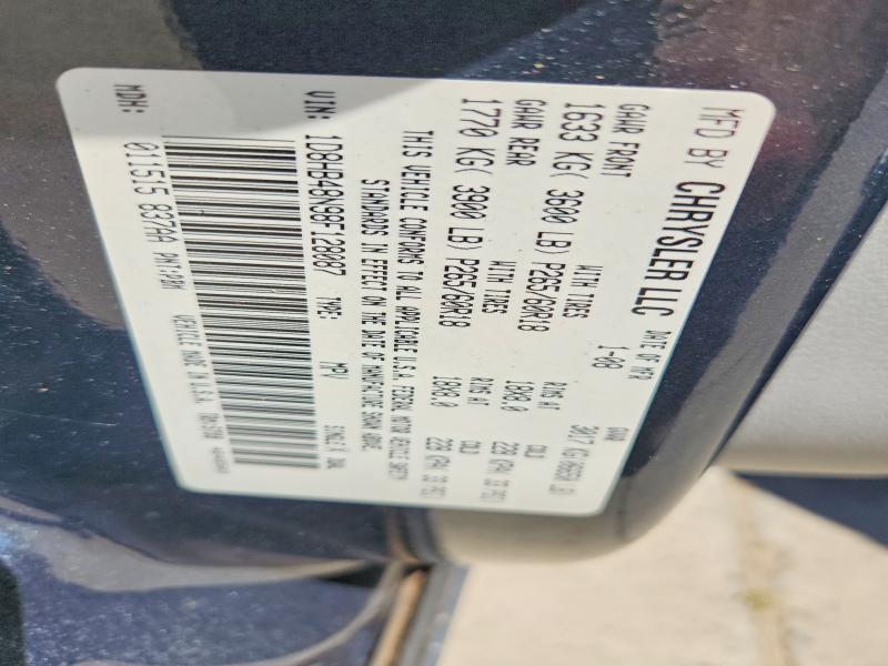 Продажа на аукционе авто 2008 Dodge Durango, vin: 1D8HB48N98F128087, номер лота: 53390646