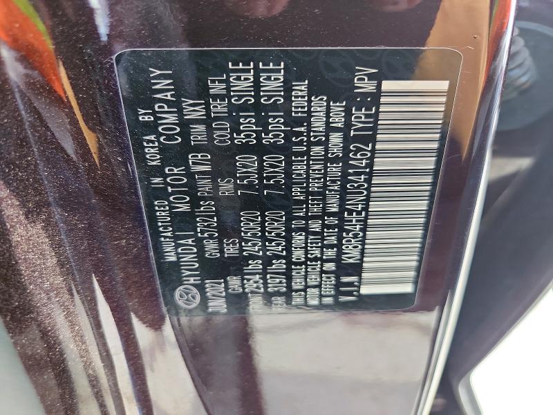 Auction sale of the 2022 Hyundai Palisade, vin: KM8R54HE4NU341462, lot number: 55092376